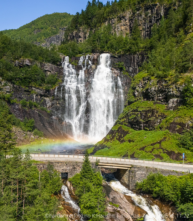 Skjervsfossen, Granvin